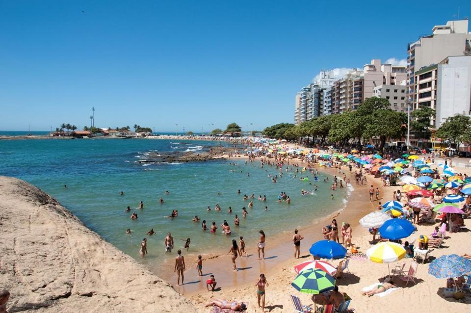 Apartamento Aconchegante Familiar - 3 Quartos - Guarapari - Centro מראה חיצוני תמונה